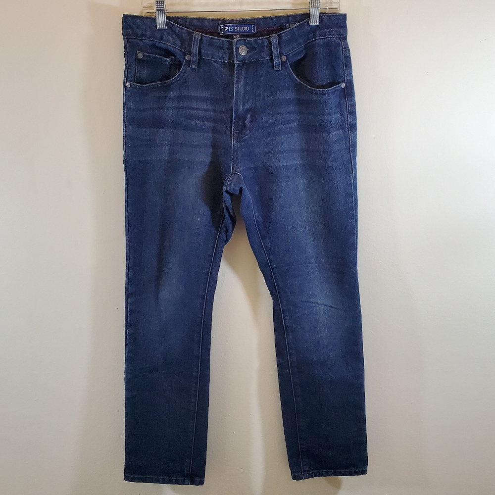 Men's MB Studio Slim Straight Jeans 32x30